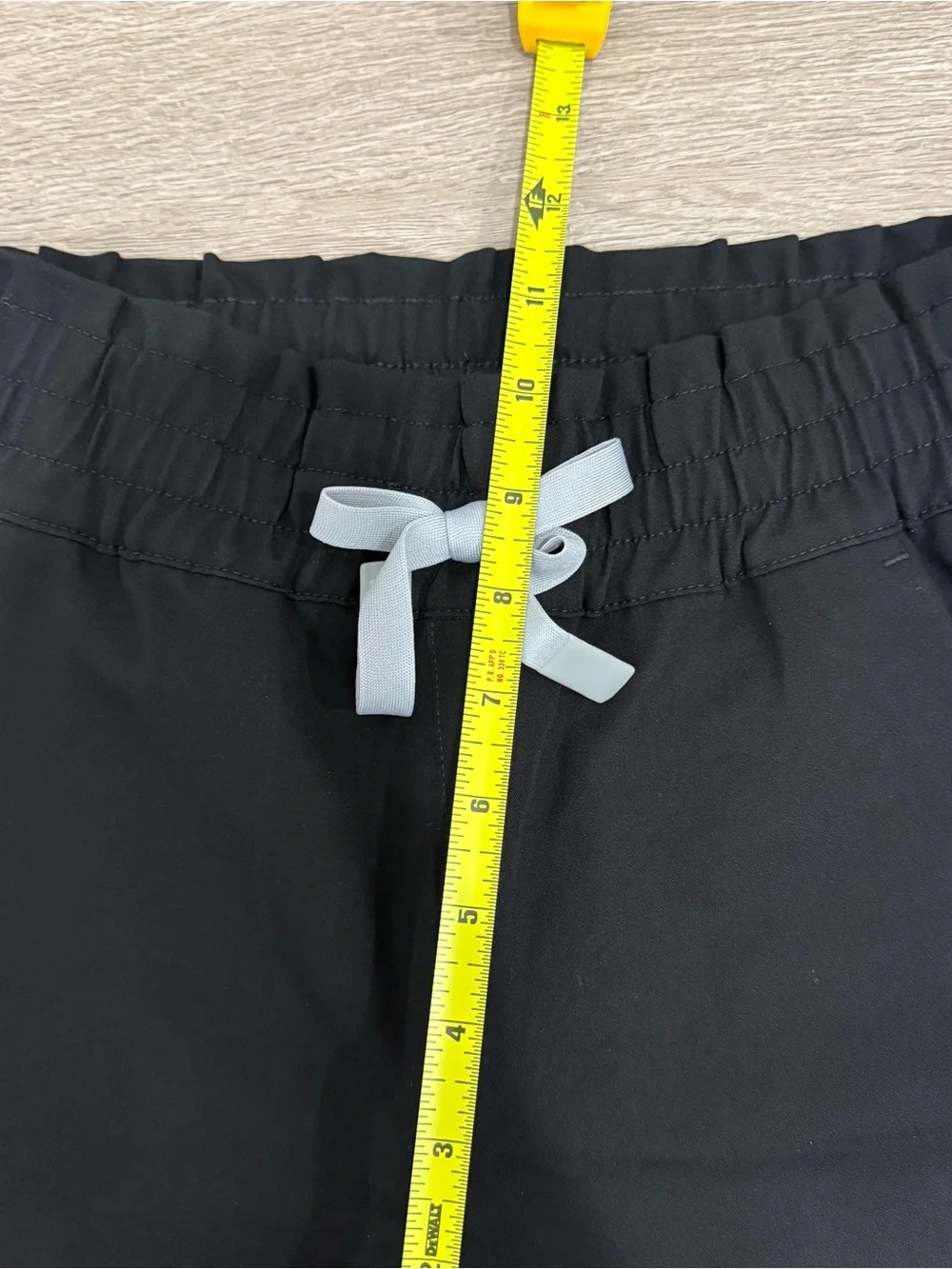 NWT FIGS Allison High Rise Wide Leg Scrub Pant XXSP black